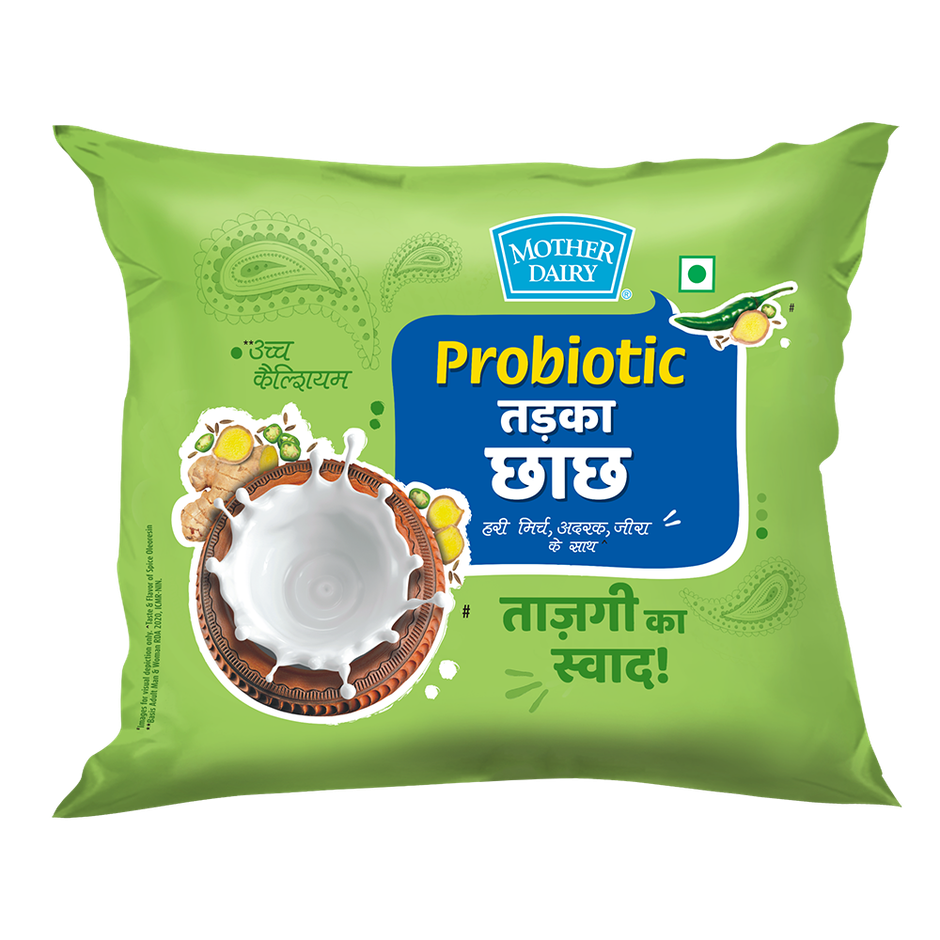 Mother Dairy Probiotic Tadka Chach Combo