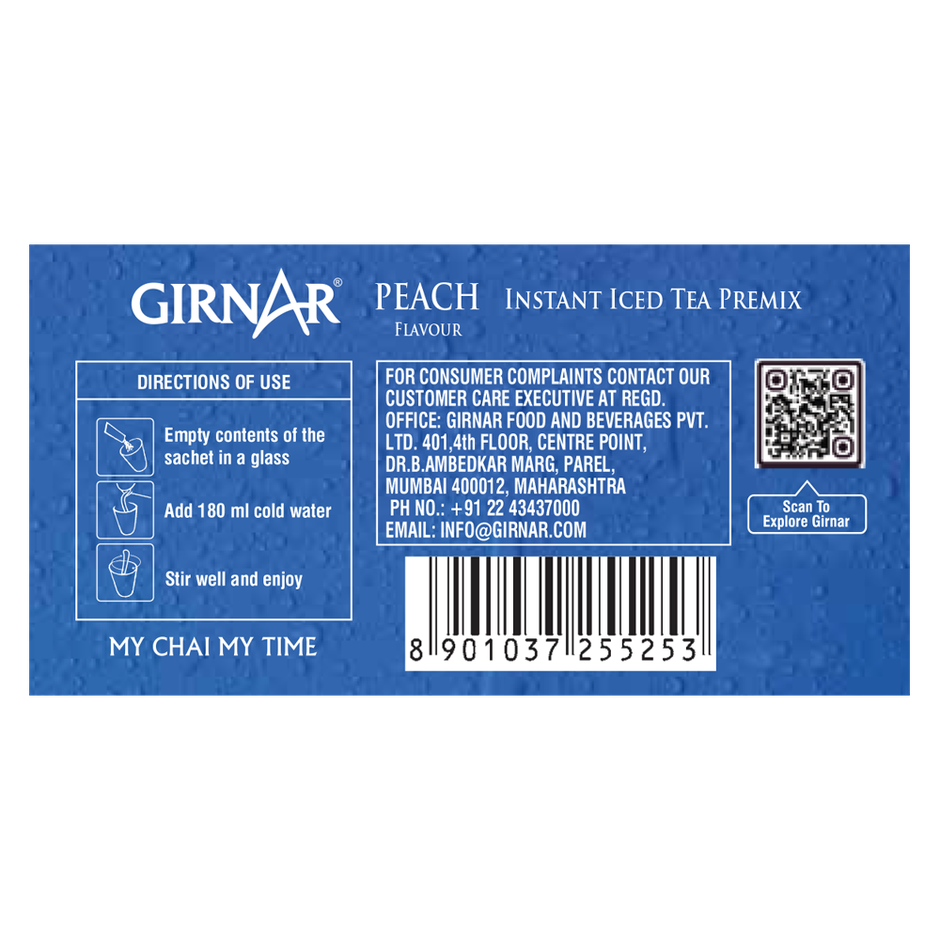Girnar Peach Iced Tea Instant Premix