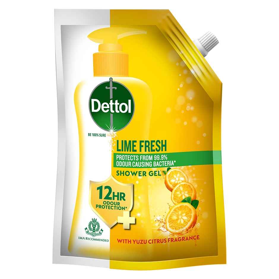 Dettol Body Wash and shower Gel,Lime Fresh Refill