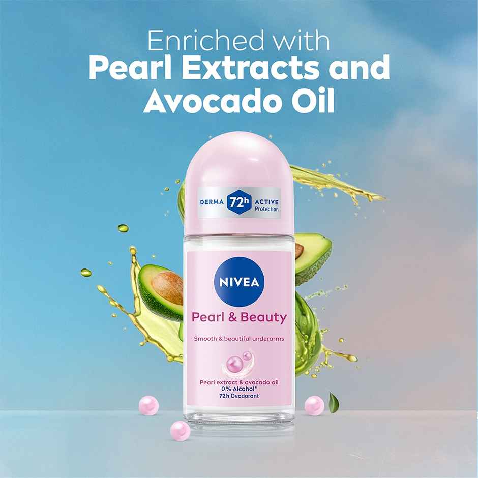 Nivea Deo Roll On Pearl beauty Underarms 72h protection