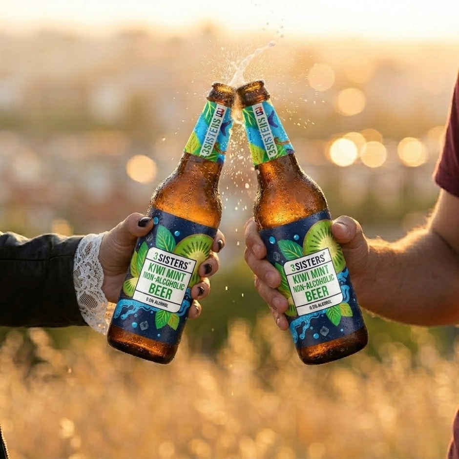 3 Sisters Kiwi And Mint Non Alcoholic Beer
