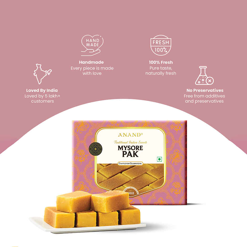 Anand Sweets Mysore Pak | Delicious & Classic