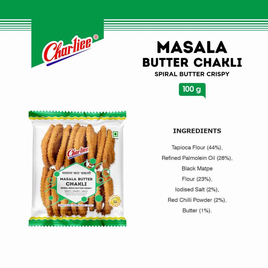 Charliee Masala Butter Chakli | Crunchy Snack