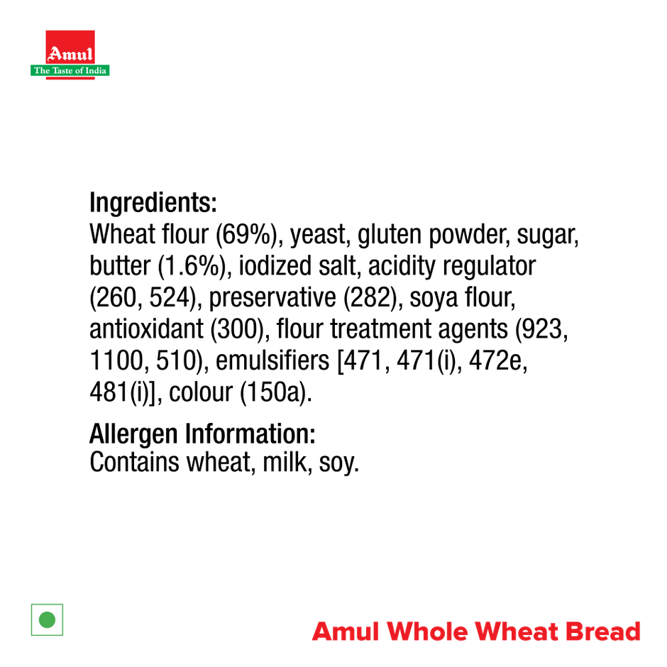 Amul Butter Whole Wheat Bread