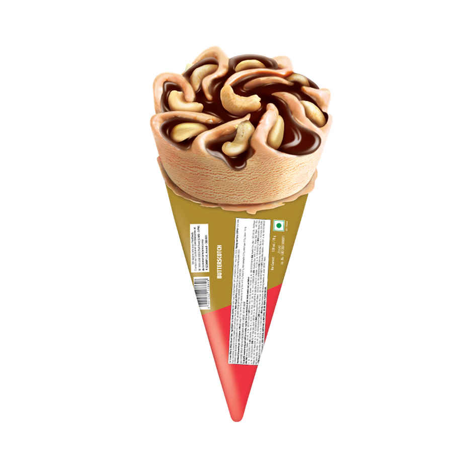 Amul Gold TriCone Butterscotch Ice Cream Cone