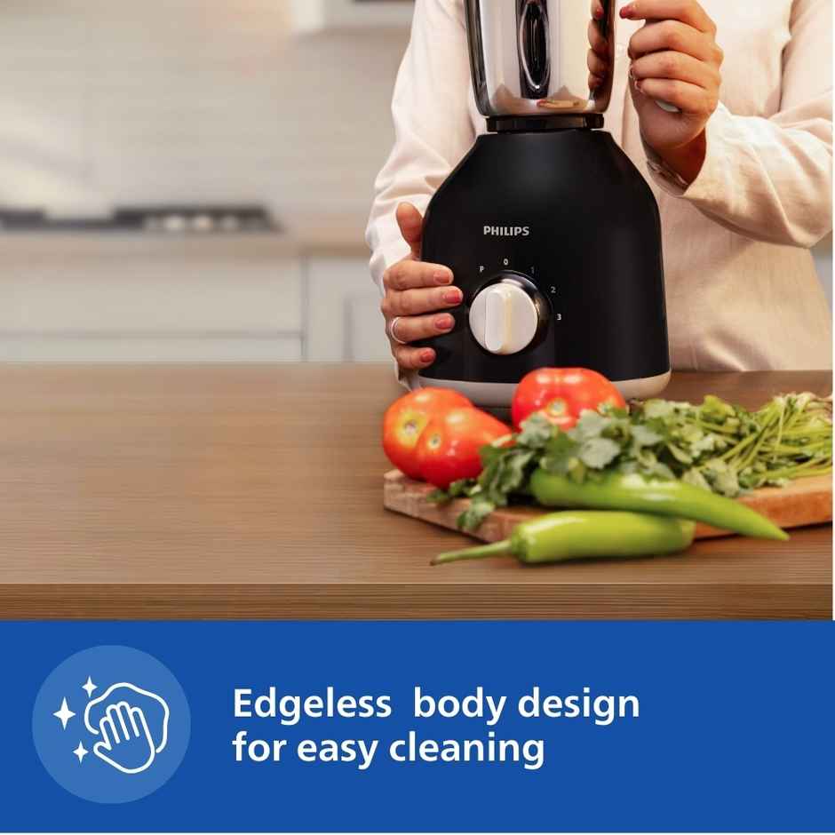 Philips Hl7759/00 Mixer Grinder, 750W Turbo Motor, 4 Jars (Black)