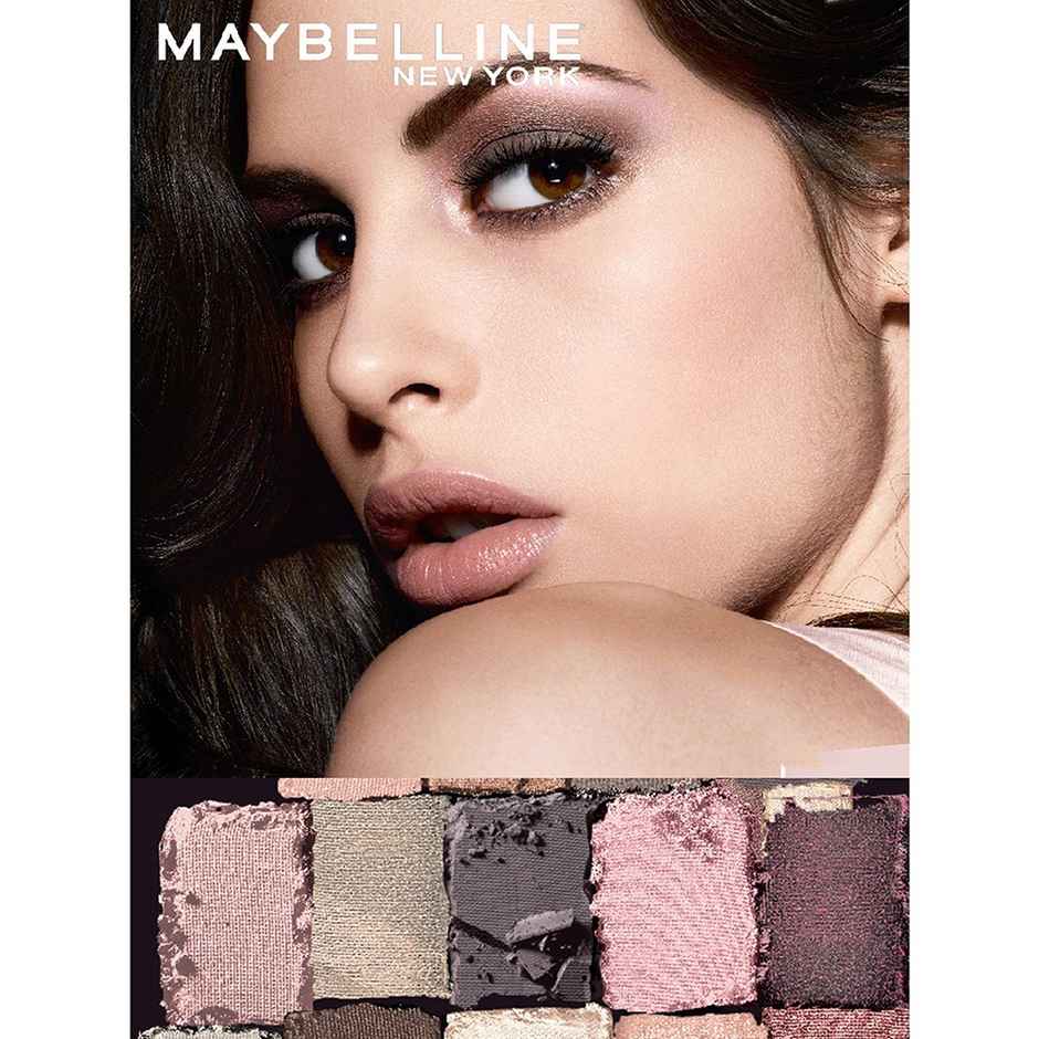 Maybelline New York The Blushed Nudes Eyeshadow Palette, 12 Highly Blendable Shades
