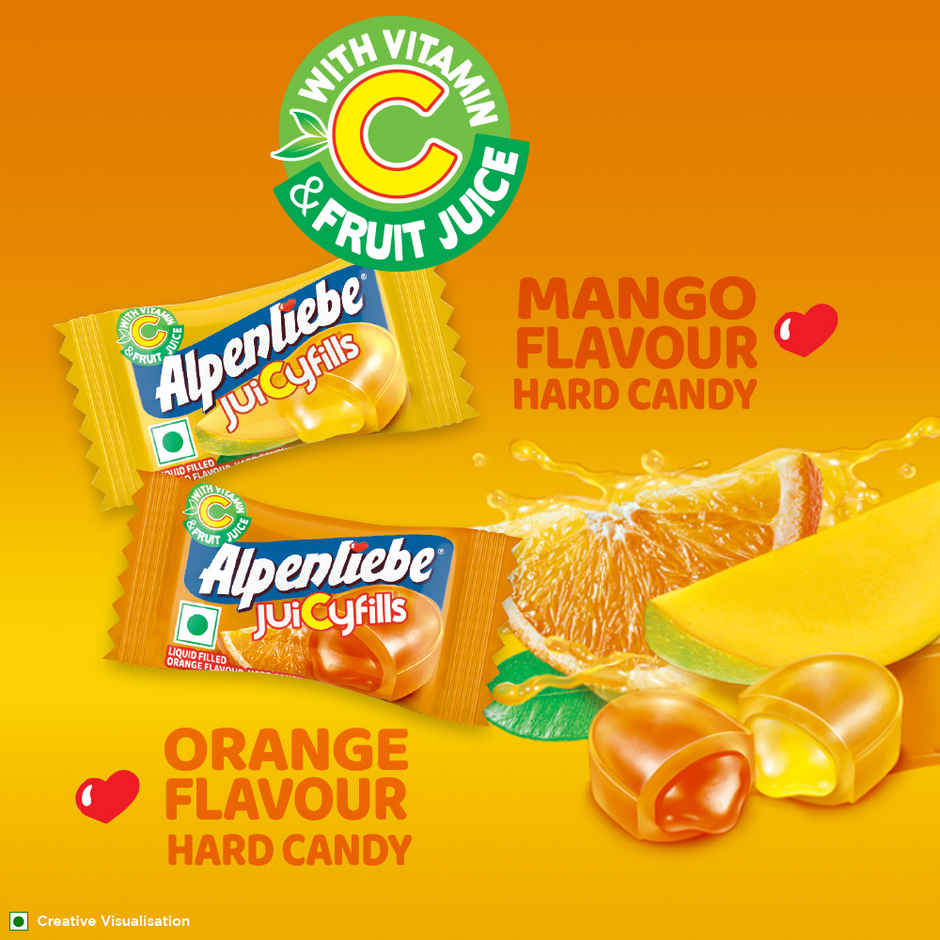 Alpenliebe Juicyfills Orange & Mango Assorted Candy
