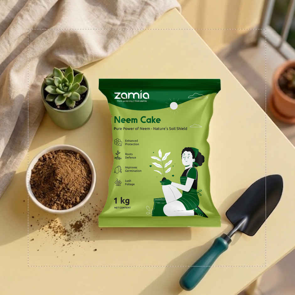 Zamia Neem Cake Powder | Organic Fertilizer & Soil Conditioner | By Nurturing Green
