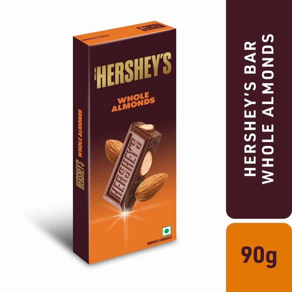 Hershey's Whole Almonds Chocolate Bar | Rich & Indulgent