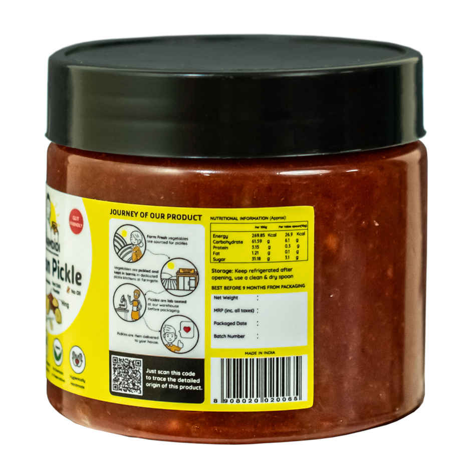 Farmdidi Crushed Lemon Pickle | Lemon Chutney