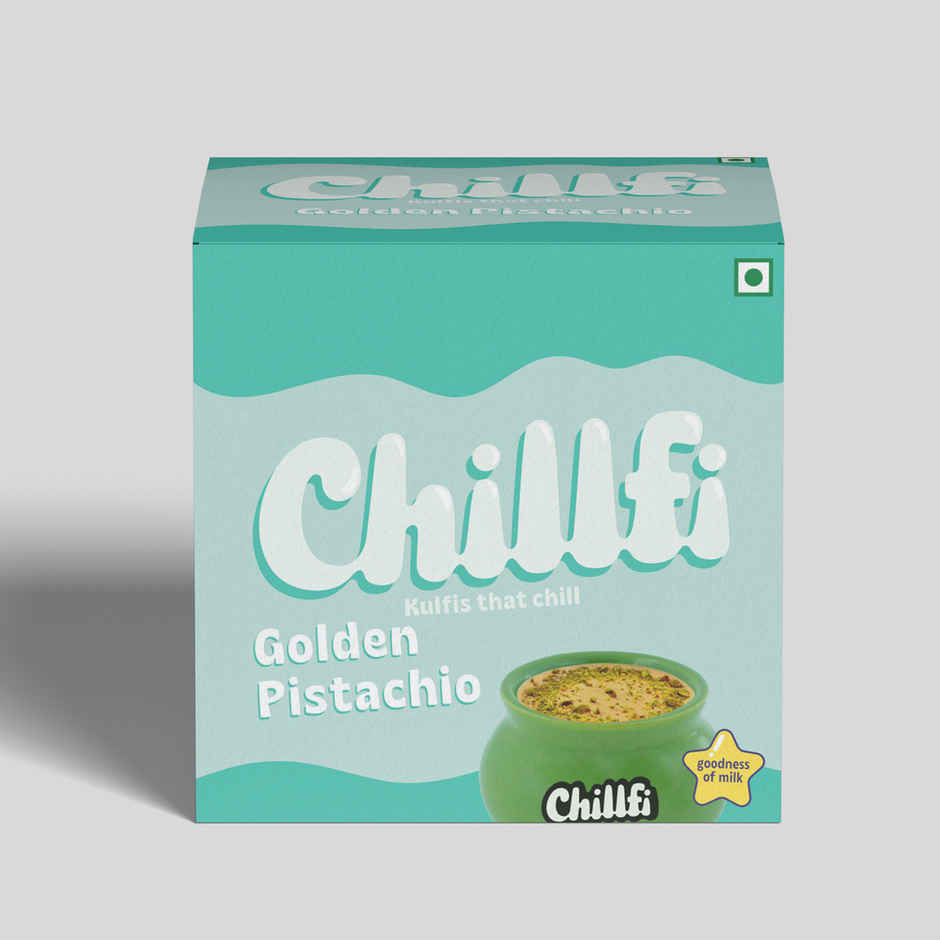 Hocco Golden Pistachio Matka Kulfi Ice Cream Cup Combo 