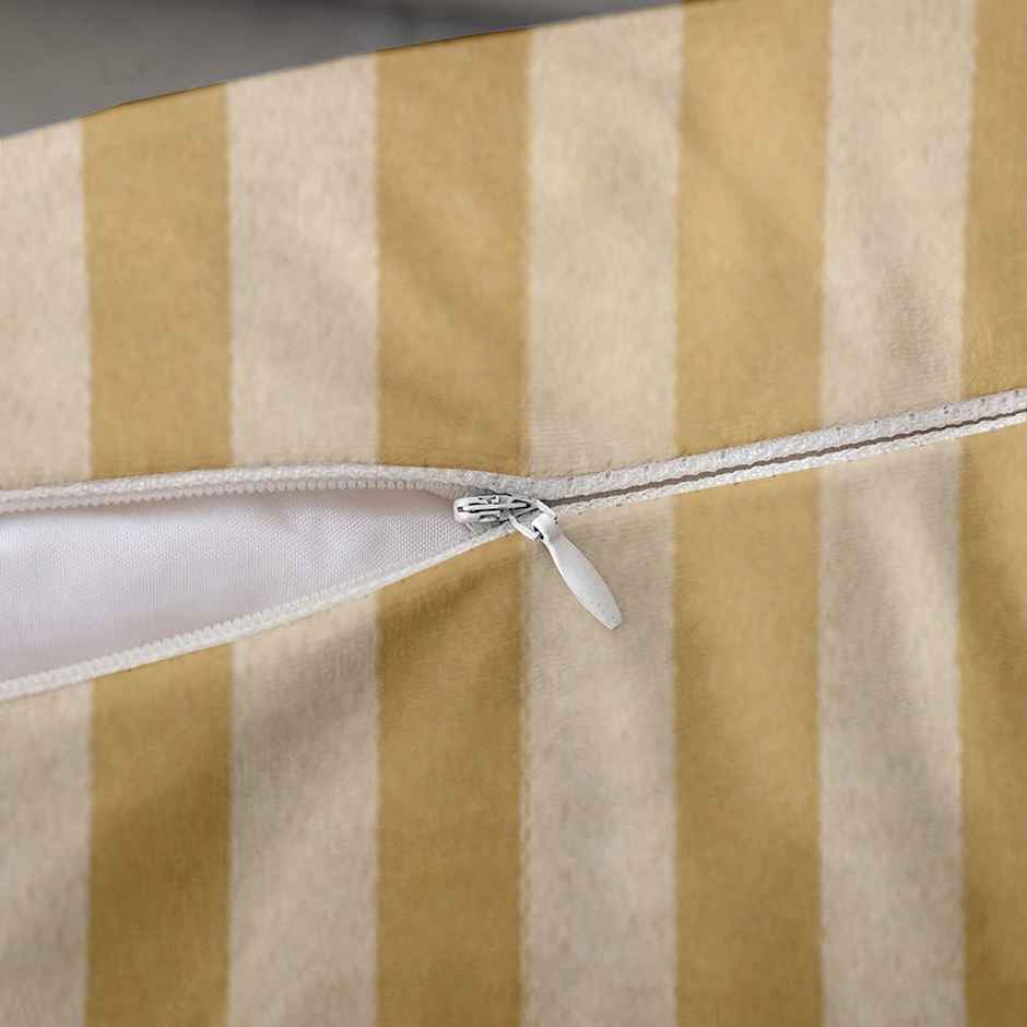 Lushomes Bolster Cushion Covers - Beige | 24 x 24 inch