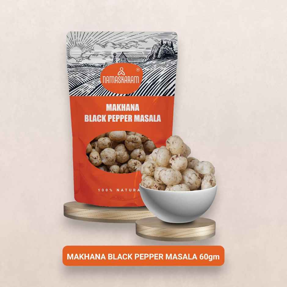 Namaskaram Makhana Black Pepper Masala
