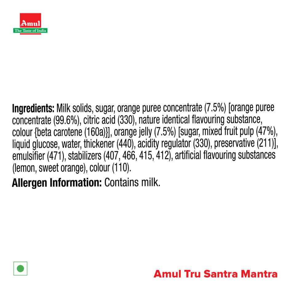 Amul Tru Santra Mantra Ice Cream Tub