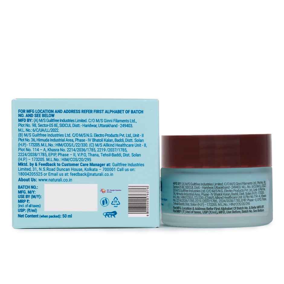 Naturali Aqua Hydrating Gel Moisturiser With Earth Marine Water & Sea Algae