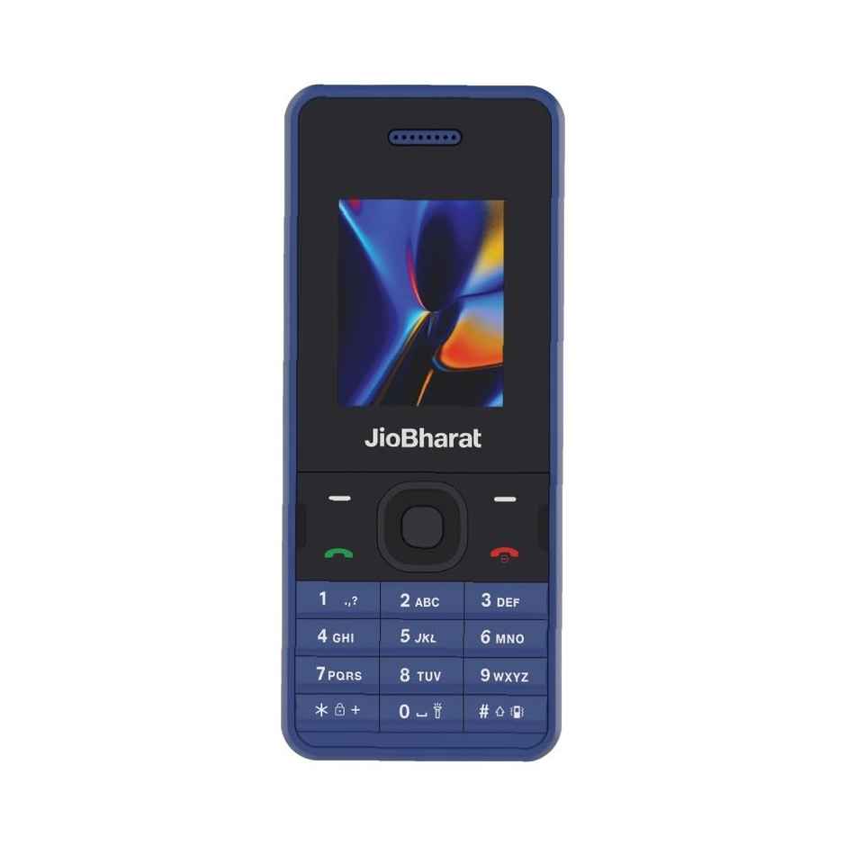 JioBharat V2 4G Phone with JioTV | JioCinema | Digital Camera | Locked for JioNetwork | Blue