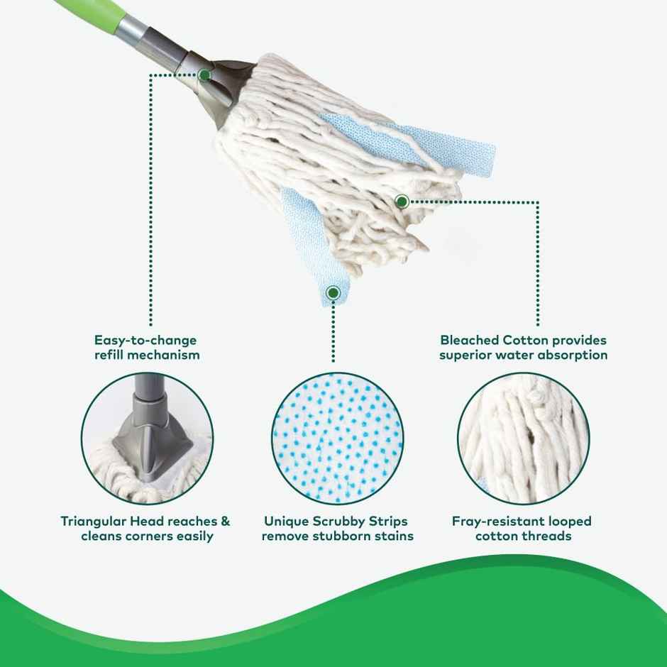 Scotch-Brite Cotton Mop With Telescopic Handle