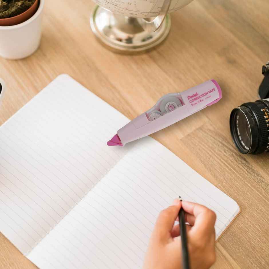 Pentel ZTP205 Correction Tape Single Pink Body