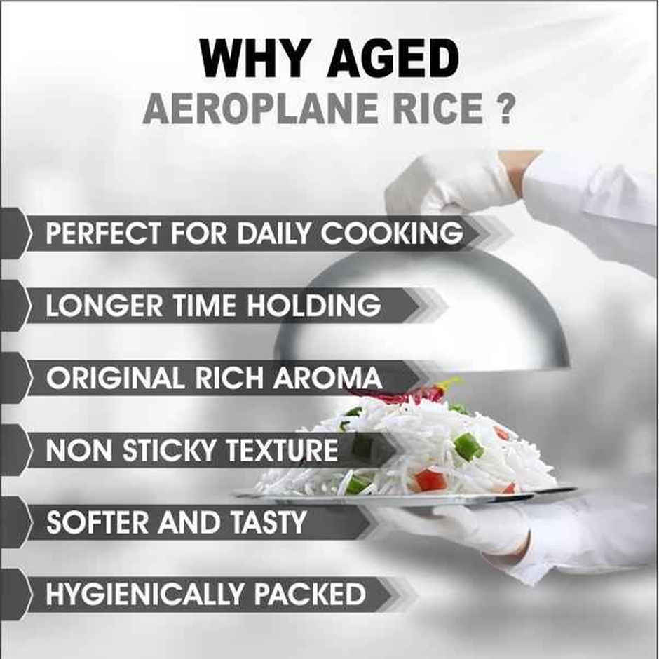 Aeroplane Gold Special Pulav  Basmati Rice Full Long Grain & Aged Rice