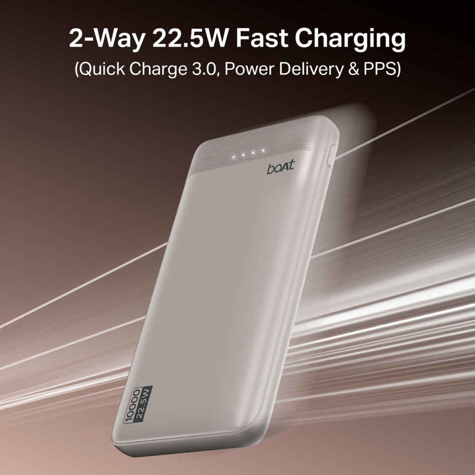 boAt EnergyShroom PB300 Activ Powerbank | Pearl Pink