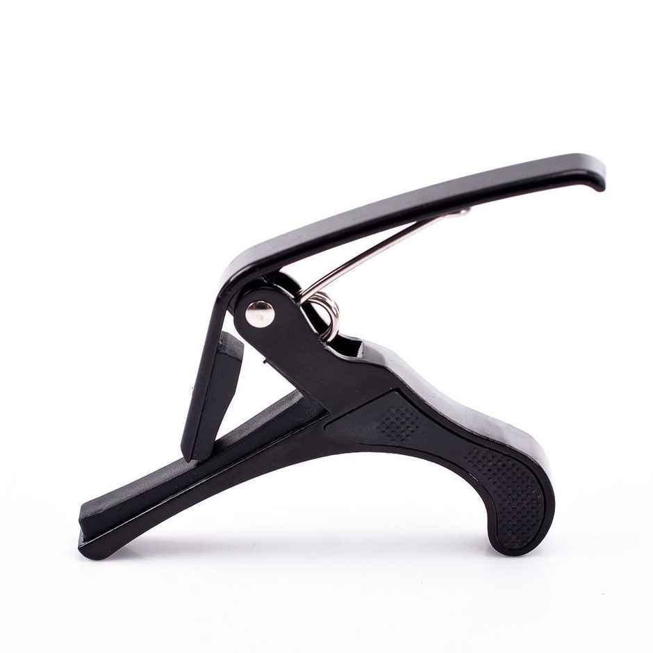 Juarez JRZ250 One-Handed Trigger Guitar Capo for Ukulele & Guitars - Quick Change, Black