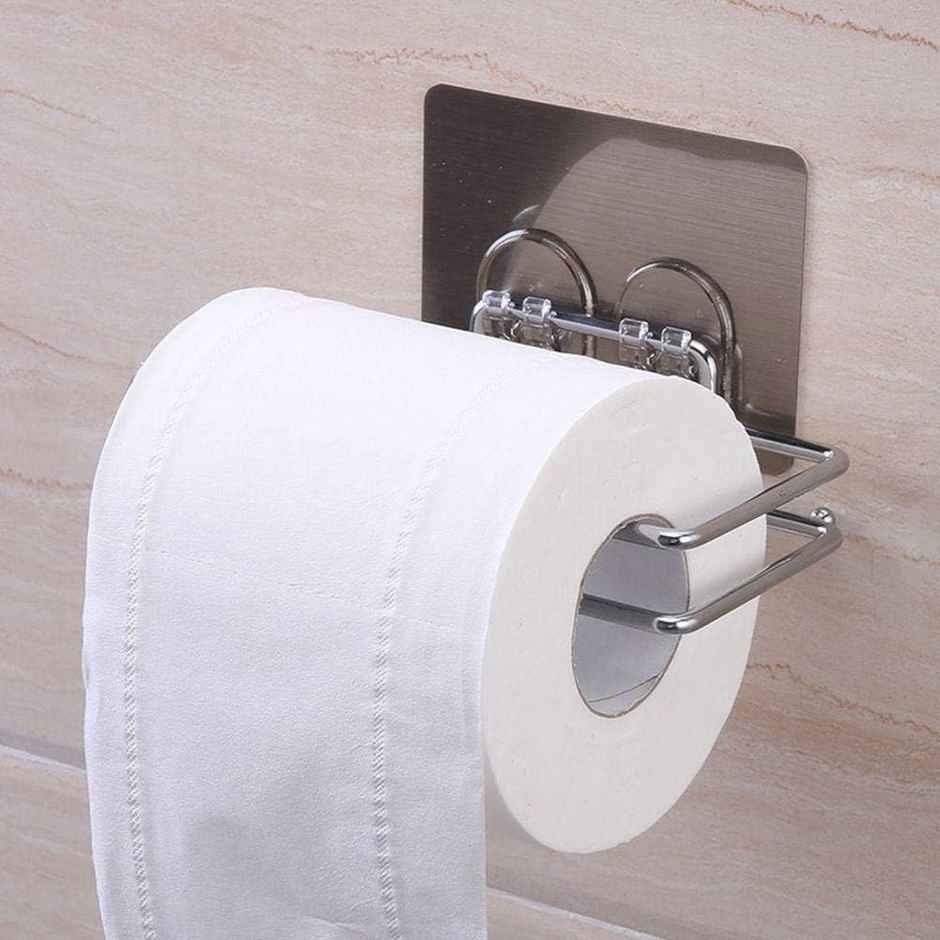 Perpetual Tissue Paper Holder | Stainless Steel Roll Holder for Bathroom & Kitchen | Pack of 1