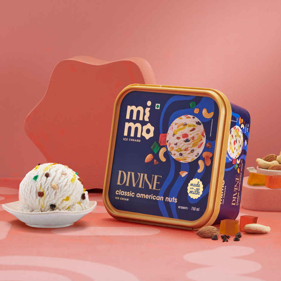 Mimo Classic American Nuts Divine Ice Cream Tub