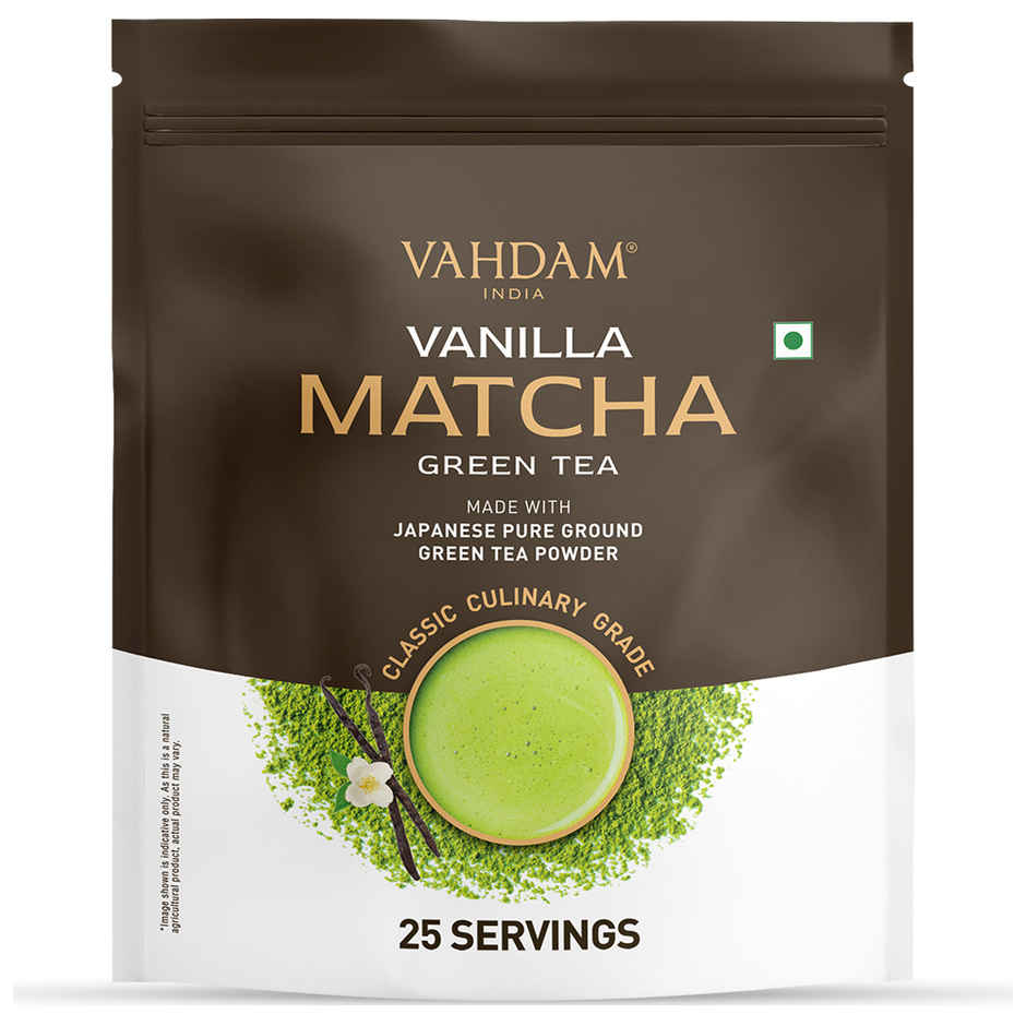 Vahdam Vanilla Matcha Green Tea Powder