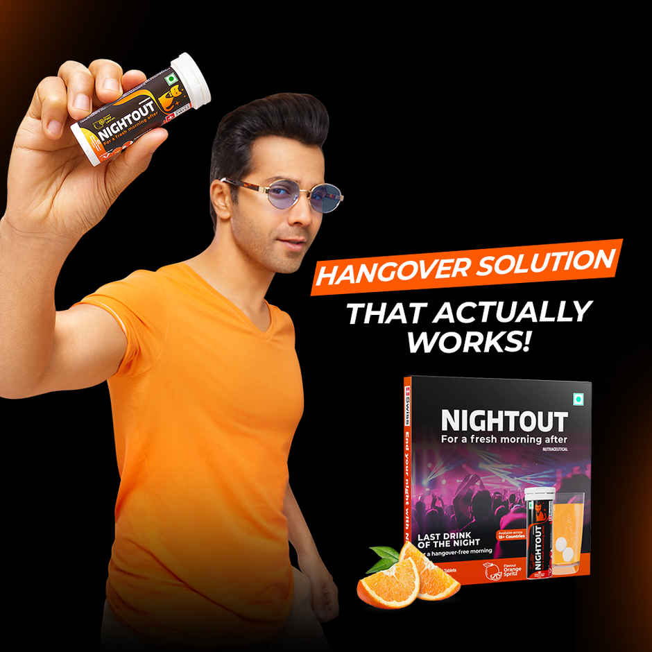 Fast&Up NightOut Hangover Solution| Orange Spritz Flavour