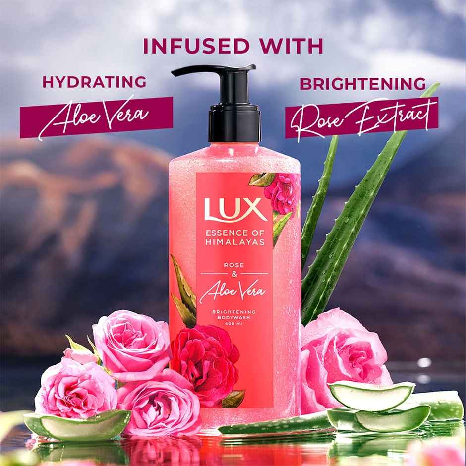Lux Rose and Aloe Vera Shimmer Body Wash