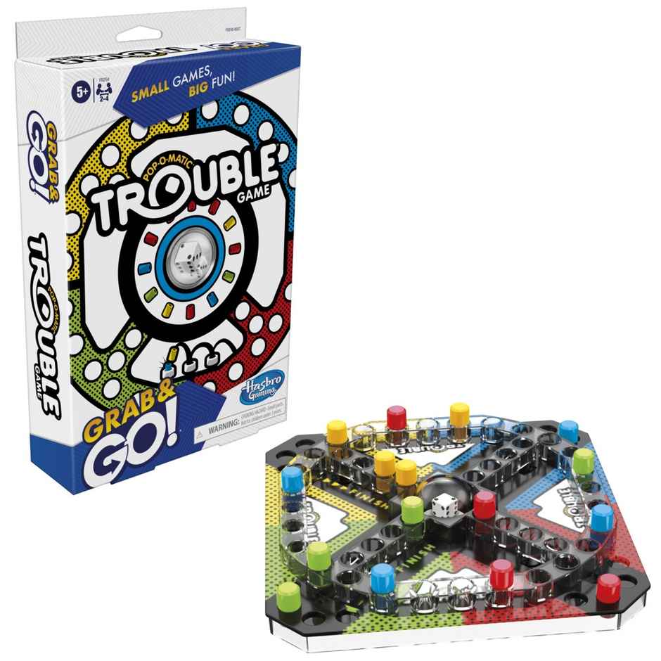 Hasbro Trouble - Travel Friendly - Miniature Version Board Game