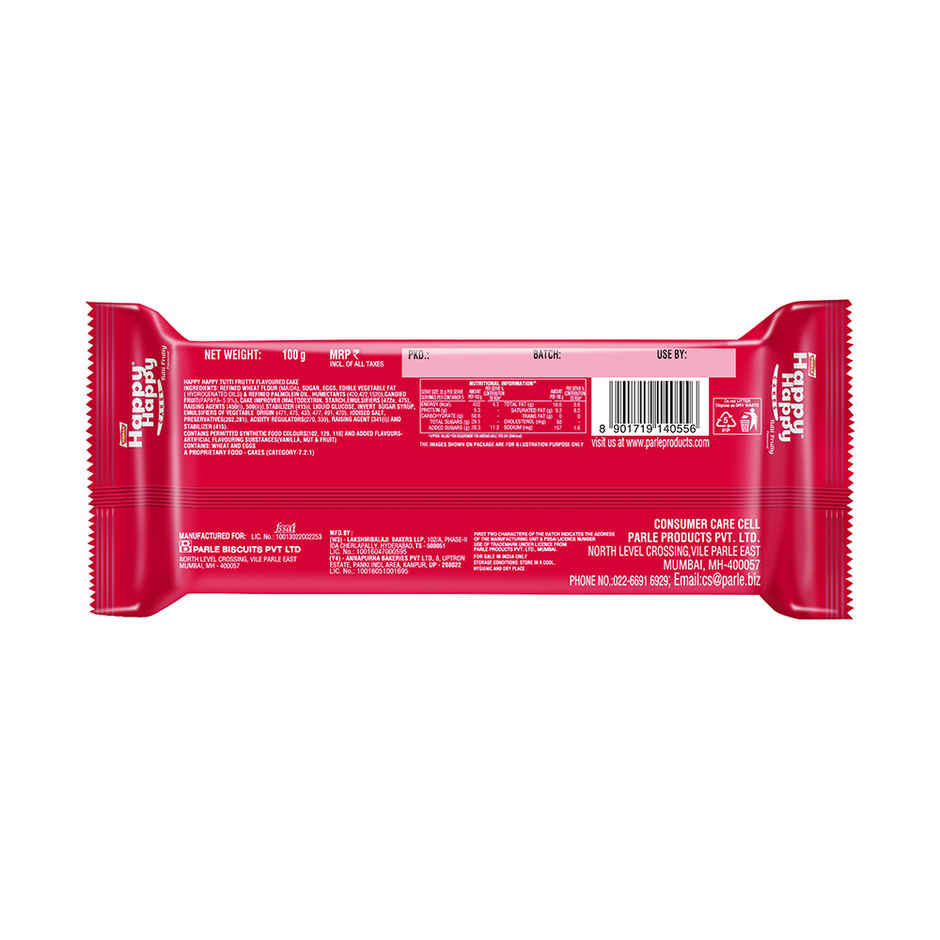 Parle Happy Happy Cake Tutti Frutty