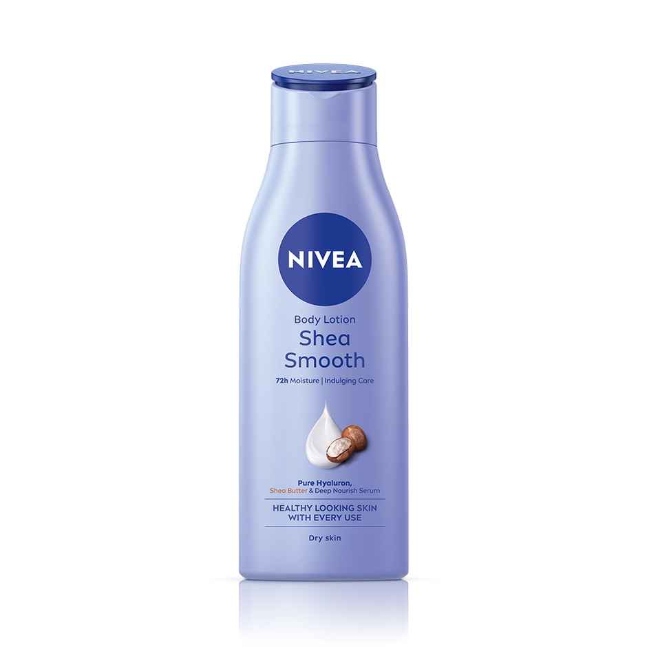 NIVEA Shea Smooth Body Lotion |48 H Moisturization|With Deep Moisture Serum | For Dry Skin