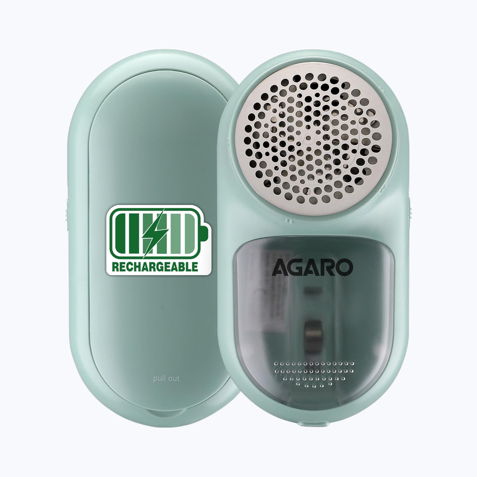 AGARO LR2007 Lint Remover, Fabric Brush, Rechargeable, for Woolen Sweaters, Clothes, Shirts, Jackets