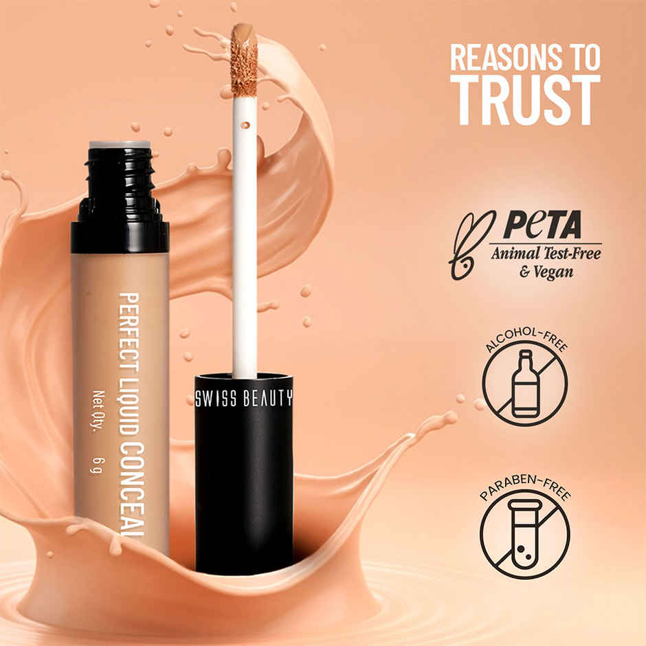 Swiss Beauty Liquid Concealer | 02 Sand Sable