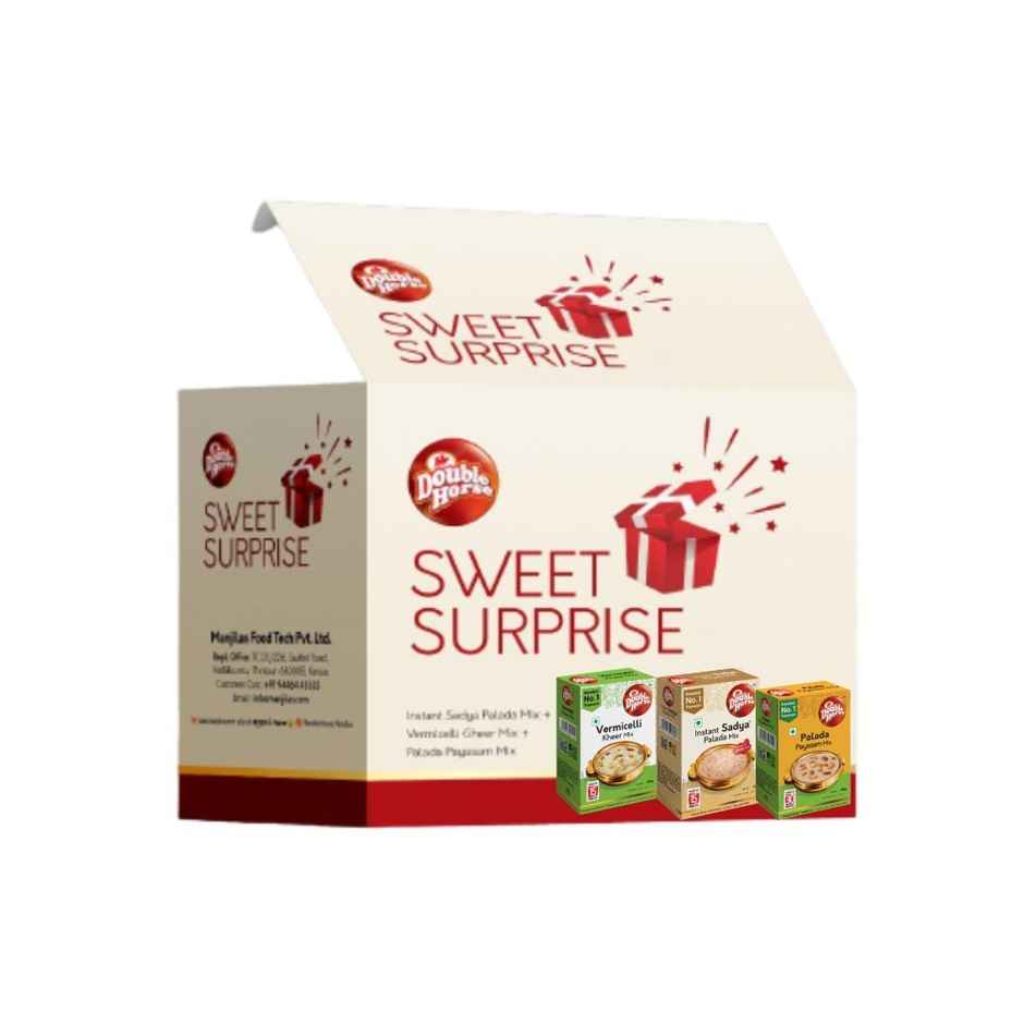 Double Horse Sweet Surprise Kheer Payassam Dessert Mix Combo Pack Of 3