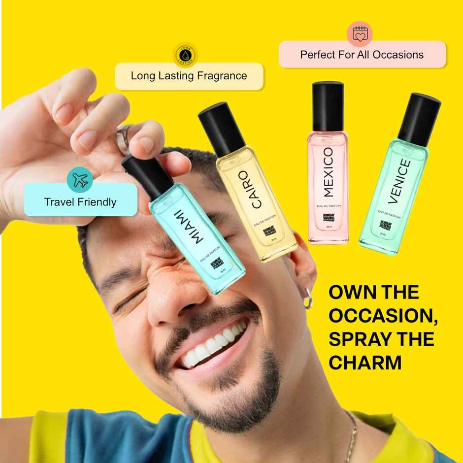 Bombay shaving Company Luxury Perfume Gift Kit for men Pack of 4