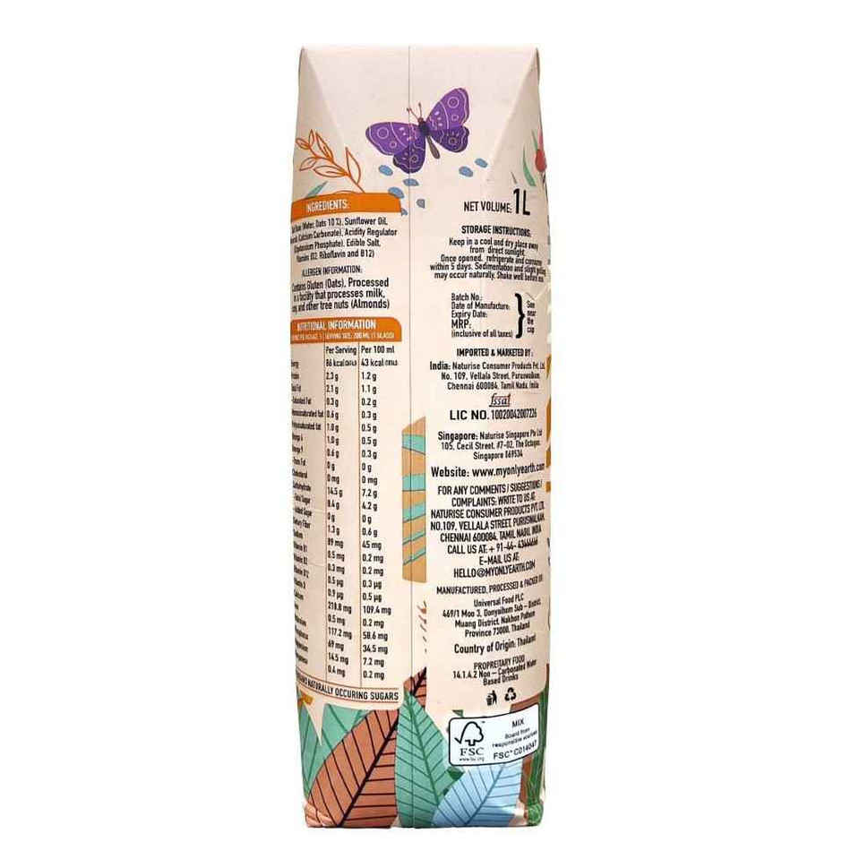 Only Earth Organic Oats Unsweetened Beverage