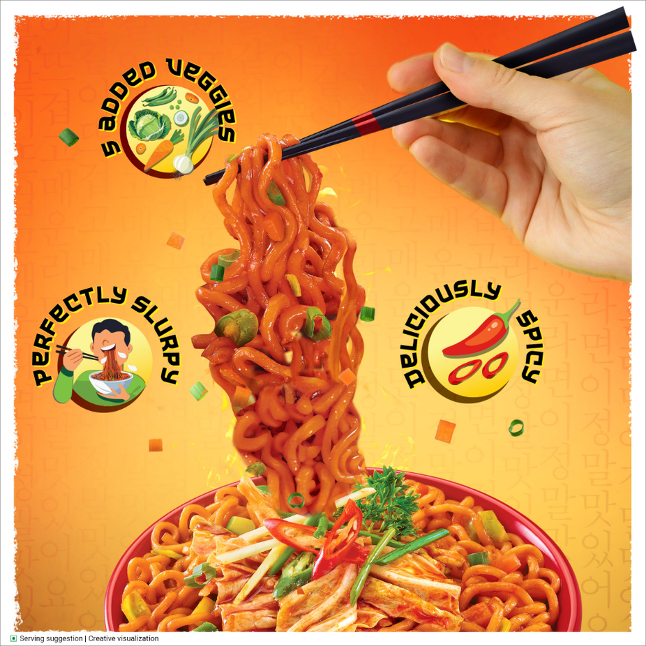 Yippee Korean Kimchi Noodles