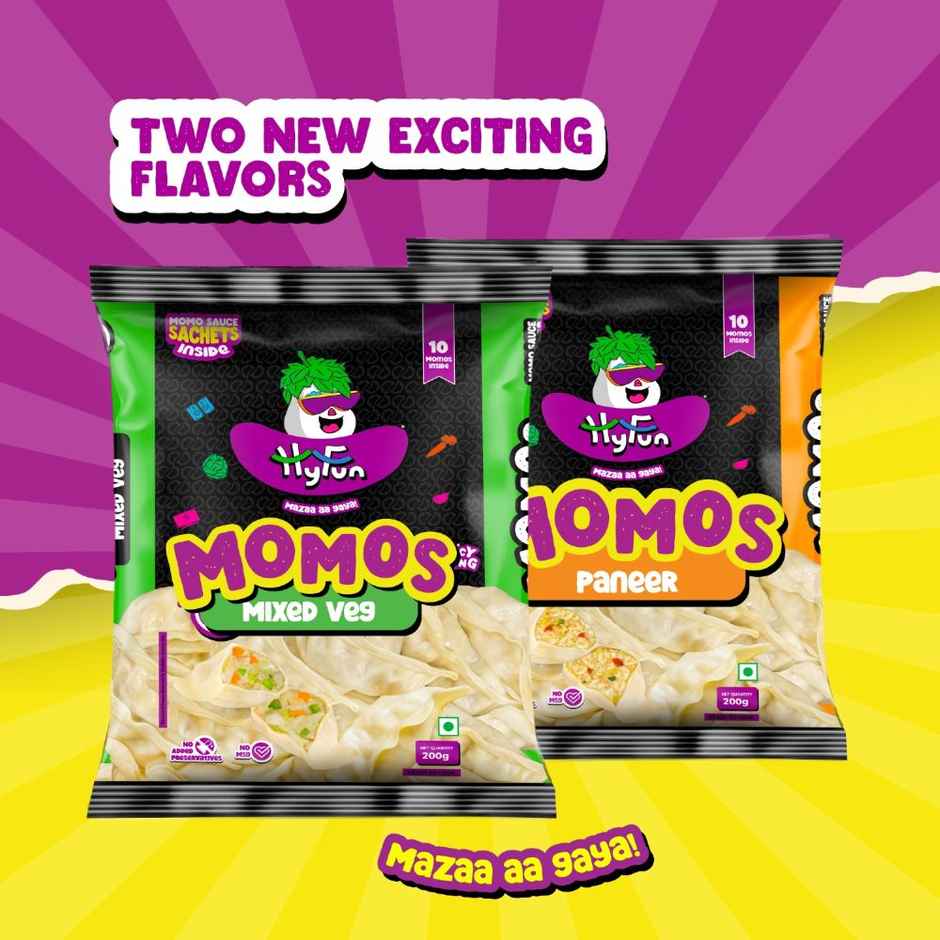 HyFun Paneer Momos, Ready to cook | Frozen