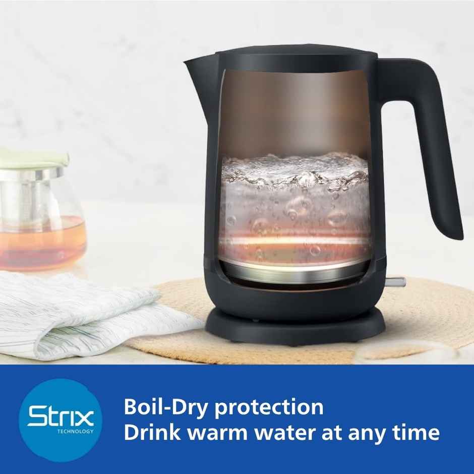 Philips HD9314/90 Double Walled Kettle 1.7L 1800W Charcoal Grey