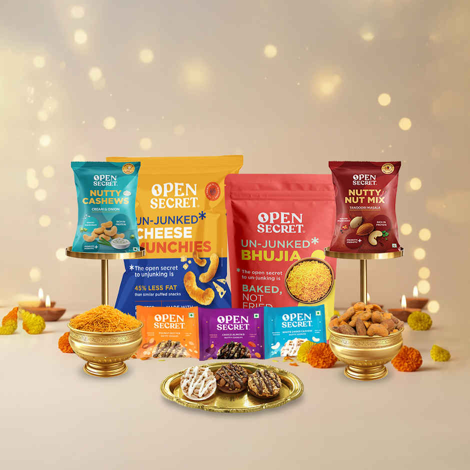 Open Secret Healthy Party Namkeen and Munchies Snack Box