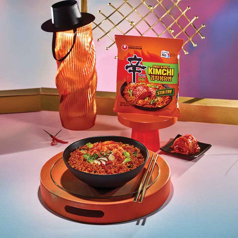 Nongshim Kimchi Shin Ramyun Stir Fry Instant Noodles