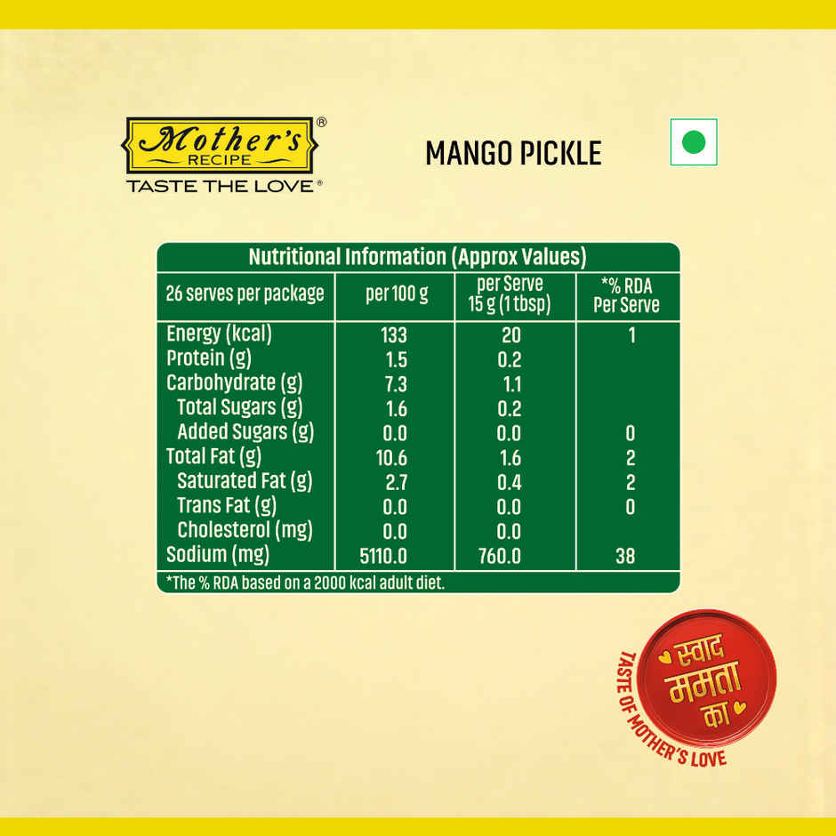 Mother's Recipe Pickle - Mango