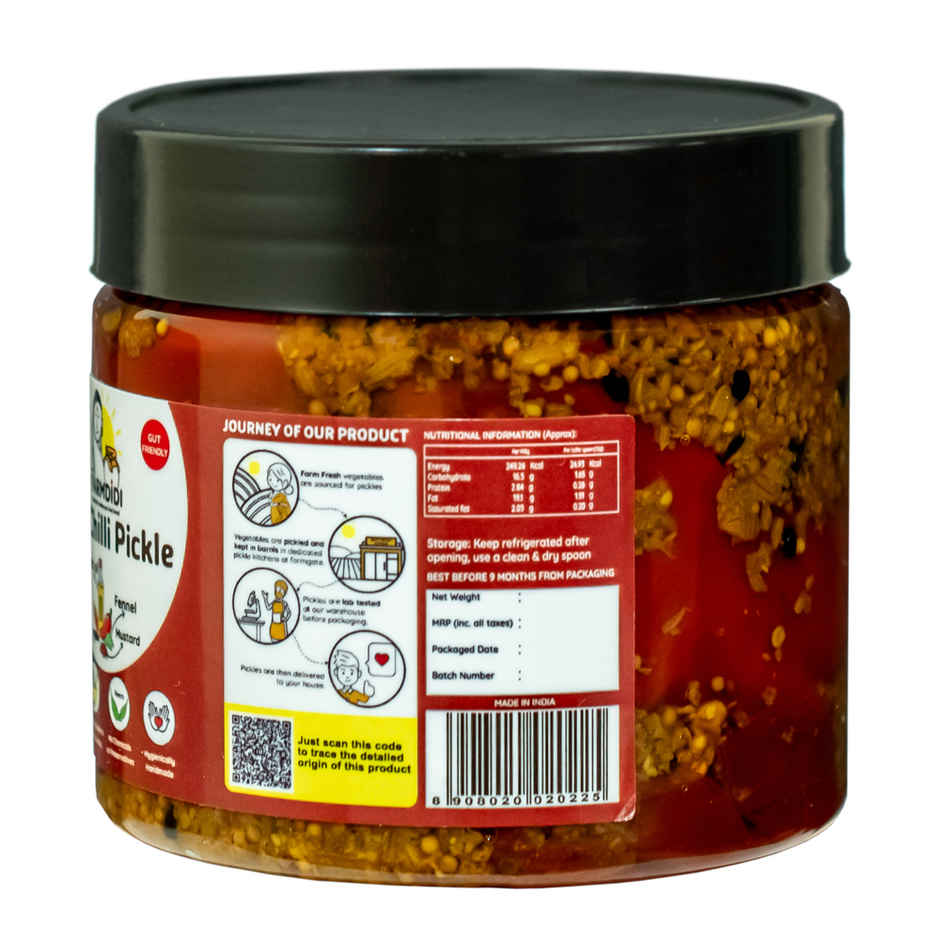 Farmdidi Stuffed Red Chilli Pickle