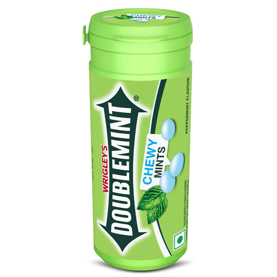 Doublemint Sugar-Free Peppermint Flavour Chewy Mints Tube
