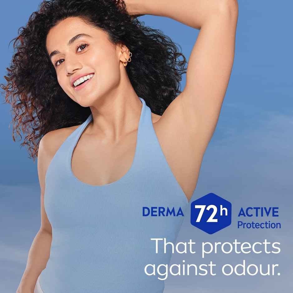 NIVEA Derma Control Eventone Alcohol, Pure Hyaluron and Vit C Underarm Roll On Women