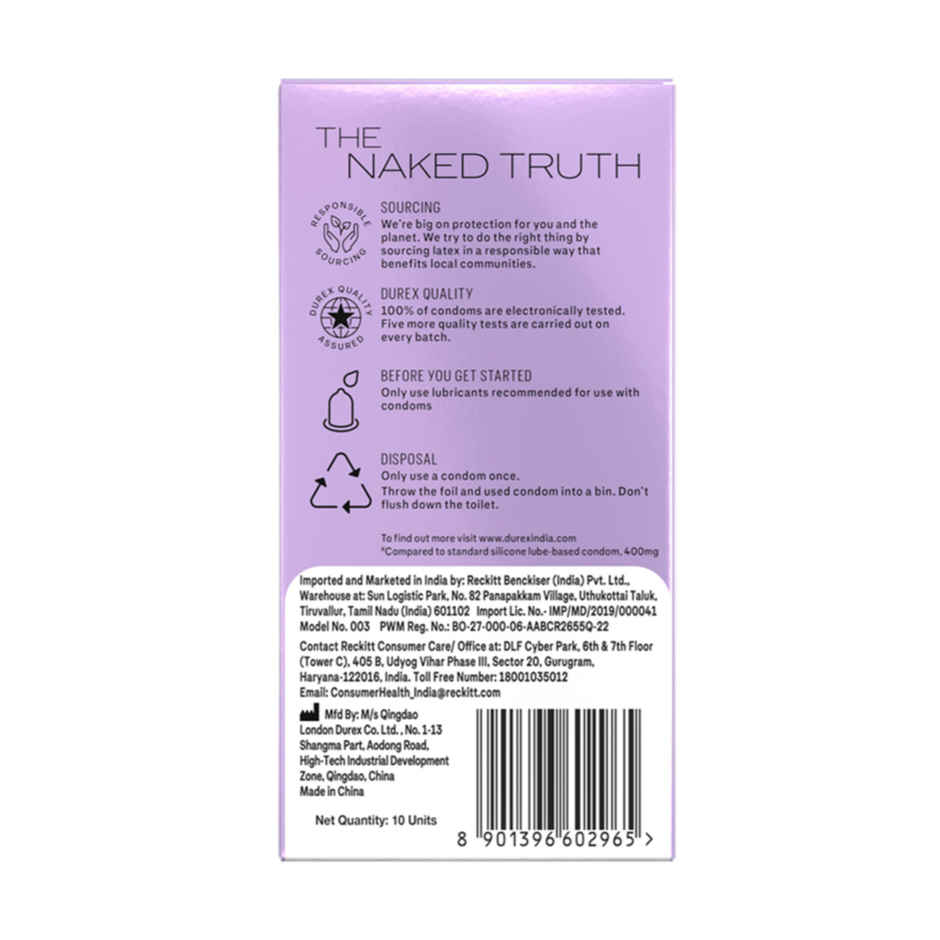 Durex Naturals Smooth Glide Condoms
