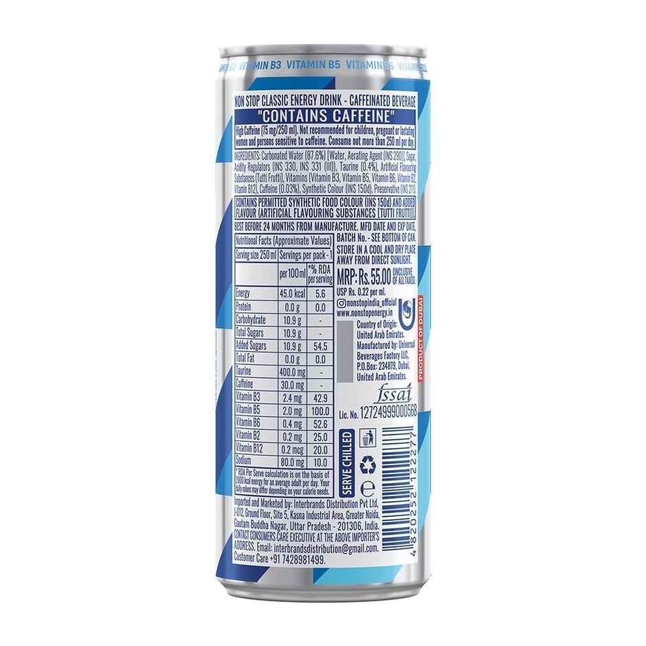 NON STOP Classic Energy Drink | Refreshing Energy Boost